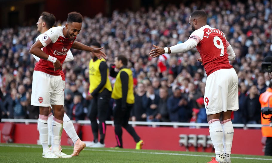 Aubameyang Lacazette Arsenal