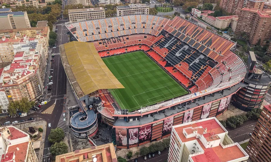 Mestalla stadion Valencia