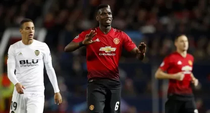 Pogba tilbake fra start mot Valencia