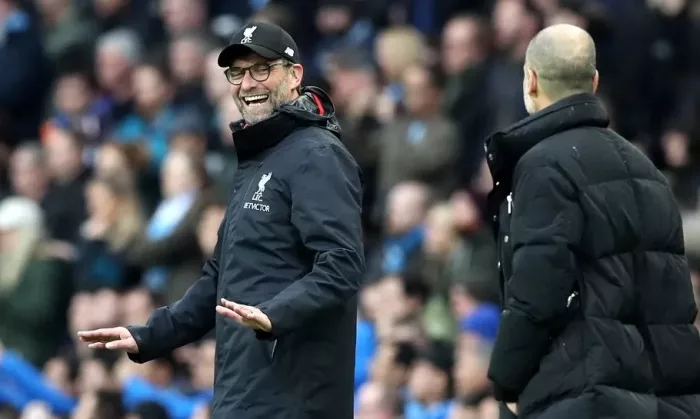 Pep Klopp Liverpool Manchester City Pep Klopp Liverpool Manchester City
