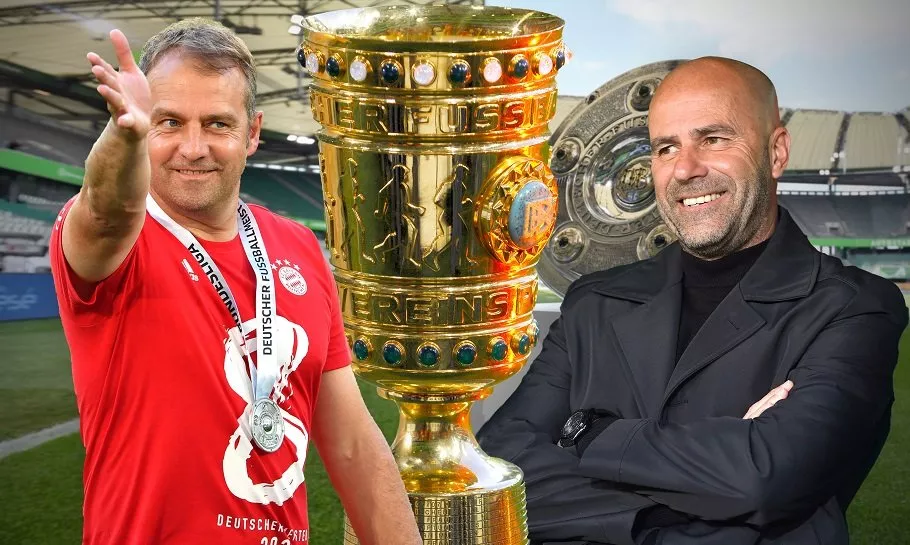 Se DFB Pokal-finalen mellom Bayer leverkusen og Bayern München lørdag