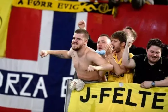Glimt fans i Roma Glimt fans i Roma