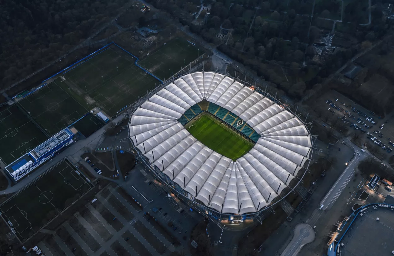 Volksparkstadion, home stadium of Hamburger SV