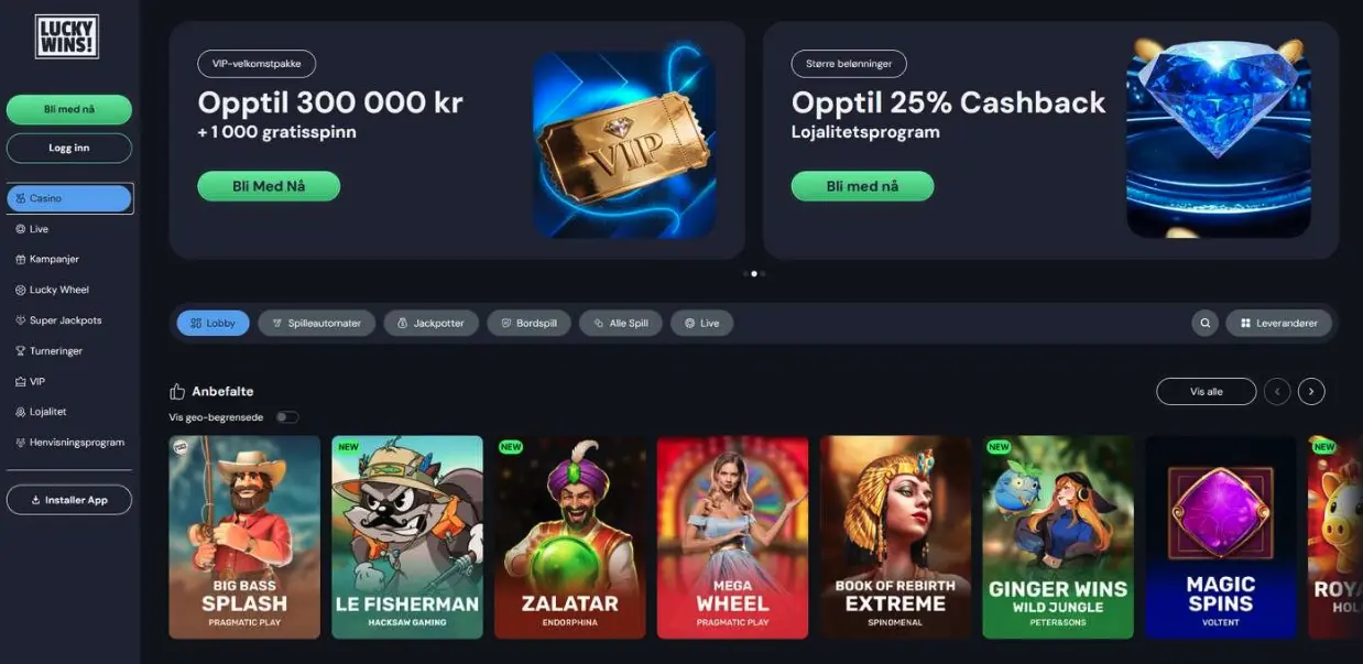 luckywins kryptocasino